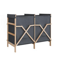 SKŘÍŇKA DO KOUPELNY Bruno Šedá - šedá, dřevo (80/64/40cm) - Vicco