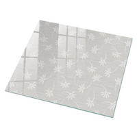GLASPLATTE 80x60 cm – Blumen der Eleganz - Beige, Glas (0.4/80/60cm) - ArtPrintCave