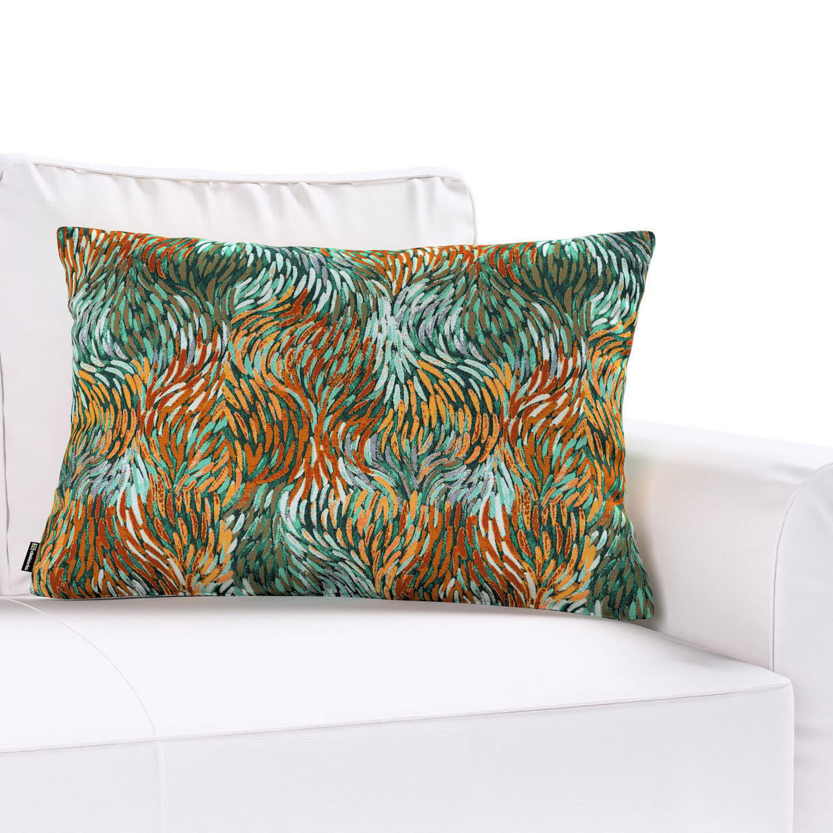 KISSENHÜLLE Intenso grün, 47x28 cm - Grün, Textil (47/28cm) - Dekoria