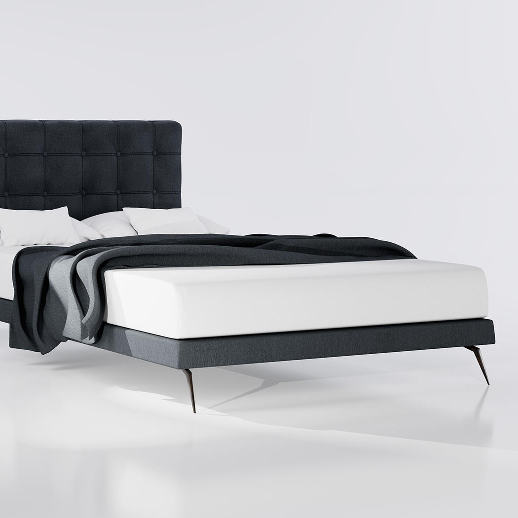 BAUMWOLLBETTLAKEN mit Gummizug - Weiß, Textil (180/200cm) - Mr Mattress