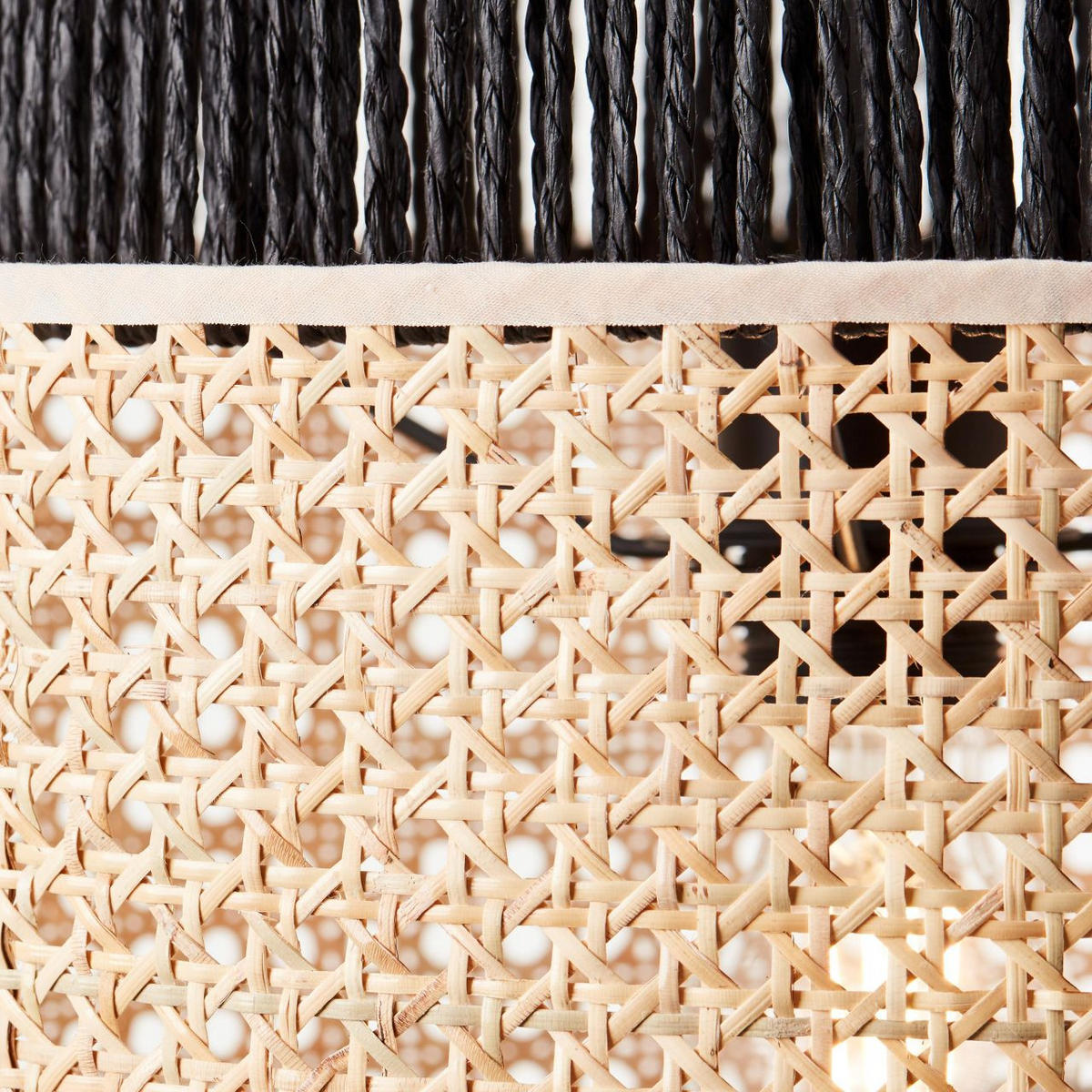 PENDELLEUCHTE Arles 99529/06 - Schwarz, Metall (36/36/134.5cm) - Brilliant