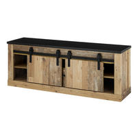 LOWBOARD Shelton-61 - Braun, Holzwerkstoff (162/61/43cm) - Lomado