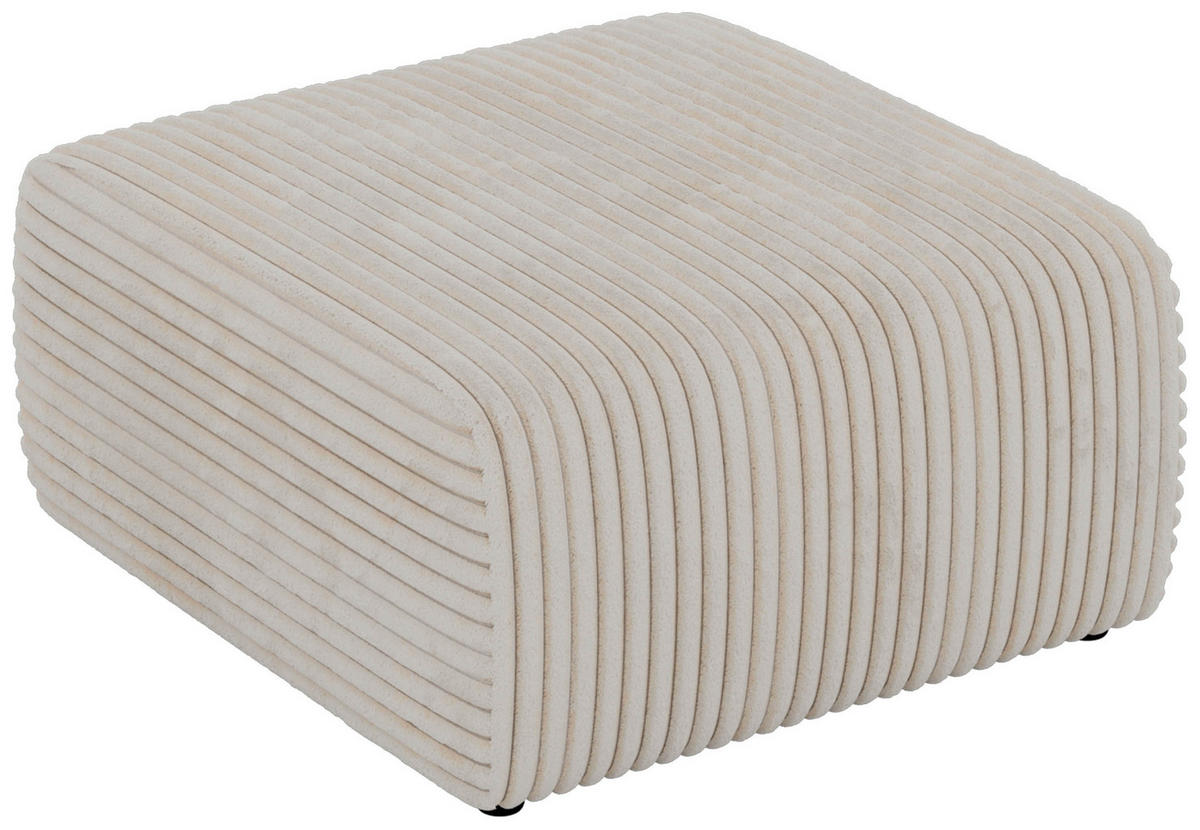 TABURETKA NESSARO - Béžová Manšester - čierna/béžová, textil/plast (87/44/96cm) - MKS