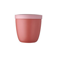 SNACKPOT Ellipse Vivid Mauve 500 ml - Rot/Rosa, Kunststoff (10.7/10.8/10.7cm) - Mepal