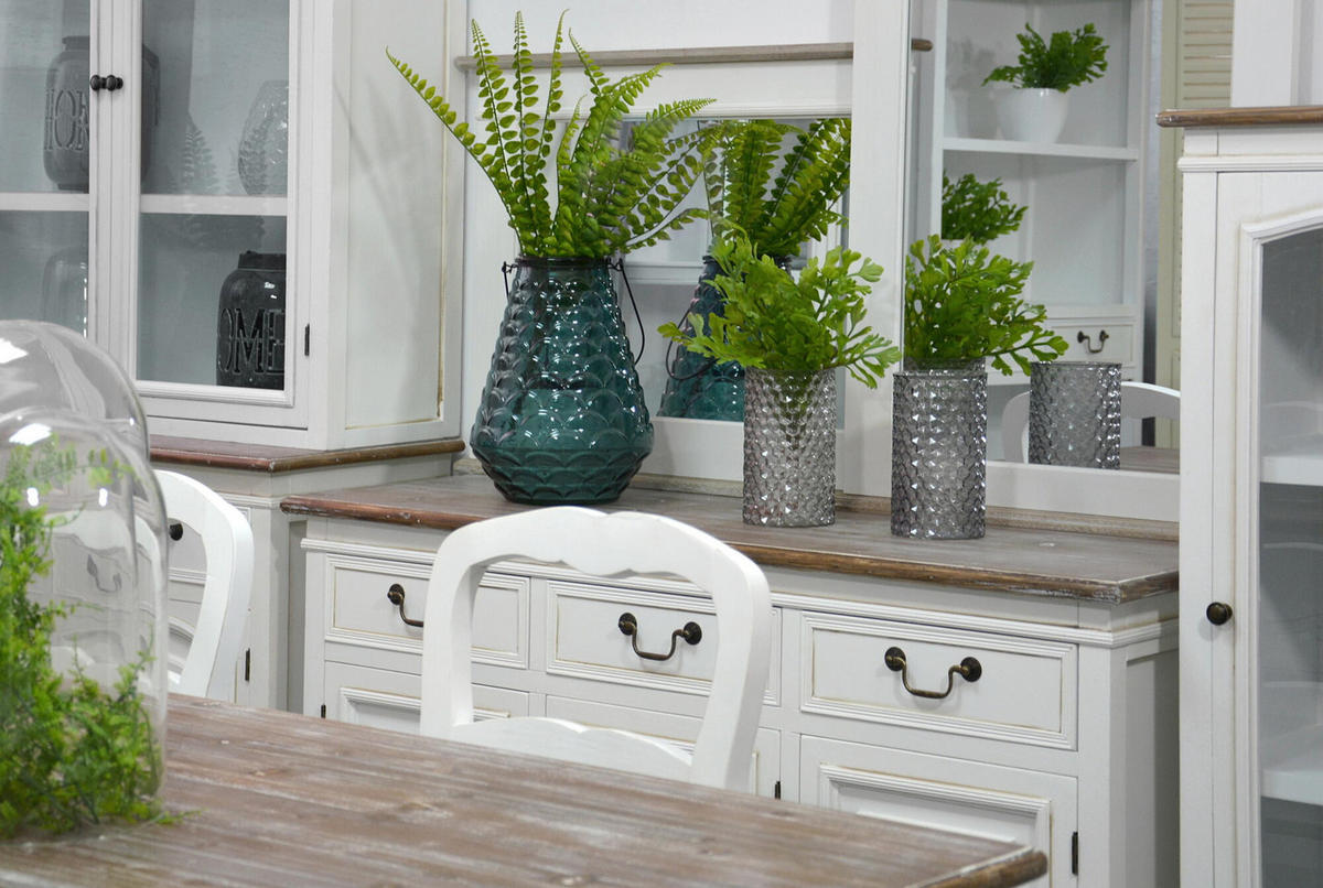 SIDEBOARD RIMINI WHITE Weiß 120x40x85 cm - Weiß, Holz (120/85/40cm) - FURNLUX