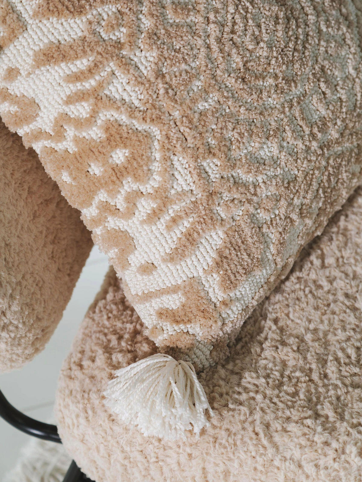 KISSENBEZUG Elias Beige 45x45 cm - Beige, Textil (45/45cm) - benuta Nest