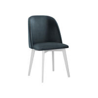STUHL Monti 3, Holzfarbe: Weiß - Blaugrau/Weiß, Holz (48/83/55cm) - MIRJAN24