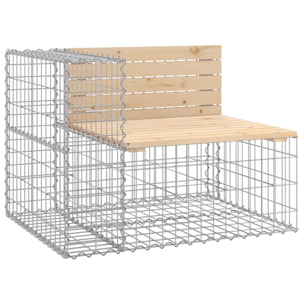 furnicato Gartenbank Natur 92x65.5x71 cm