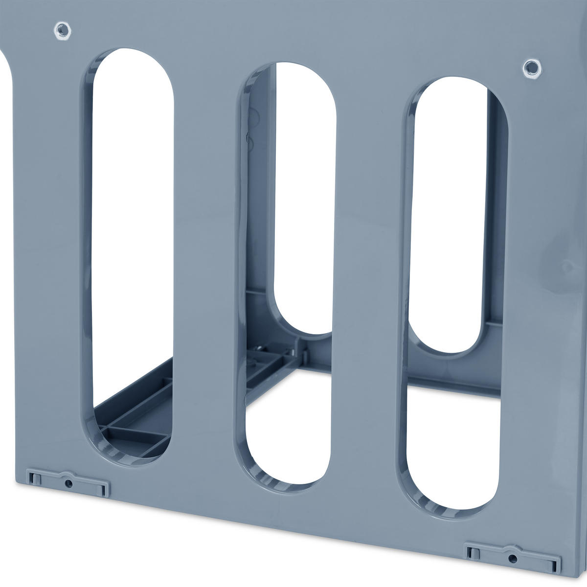 EINBAUMÜLLEIMER - Grau, Kunststoff/Metall (25/35.5/47cm) - Relaxdays