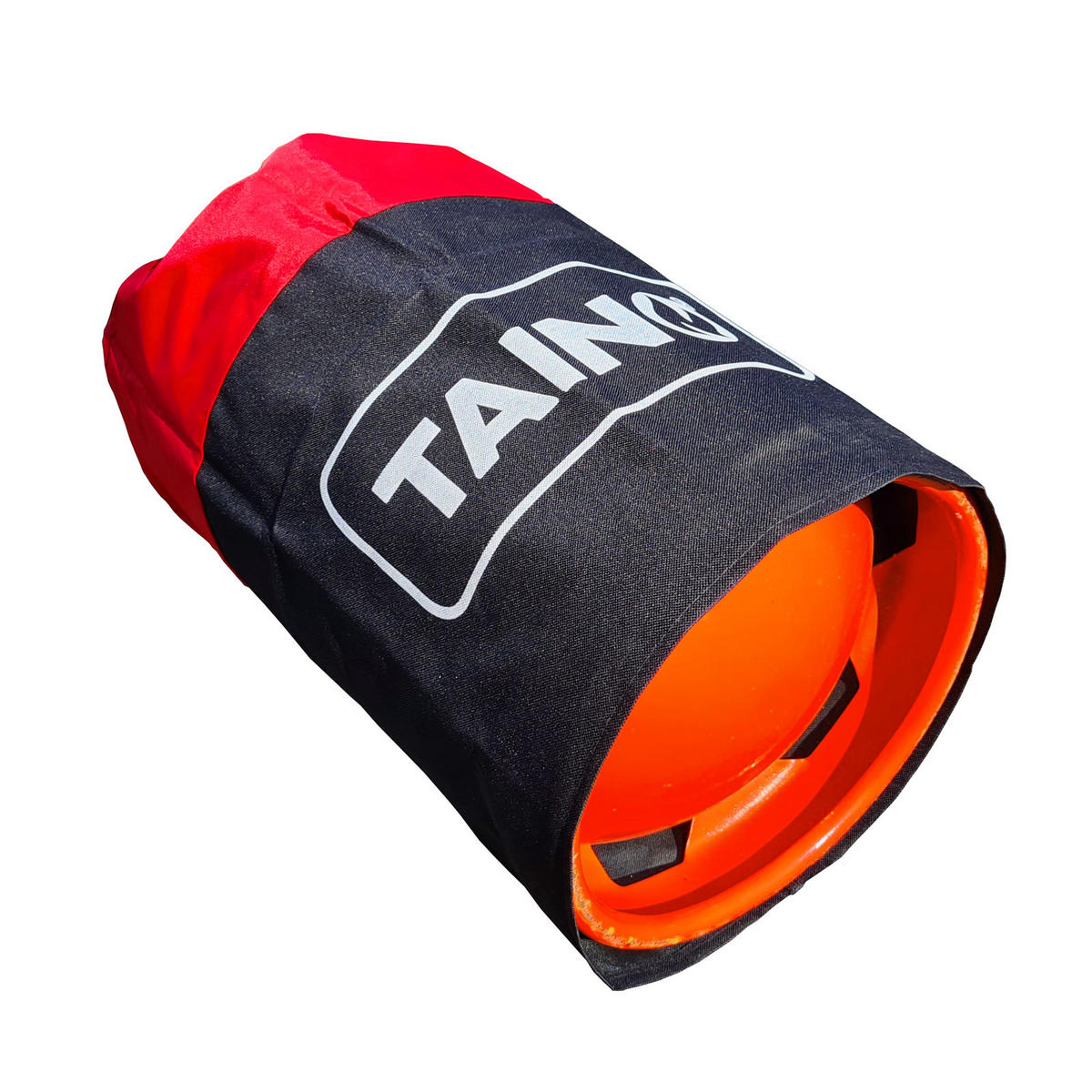 GASFLASCHENABDECKUNG 8kg - Schwarz, Textil (22.5/45/22.5cm) - TAINO