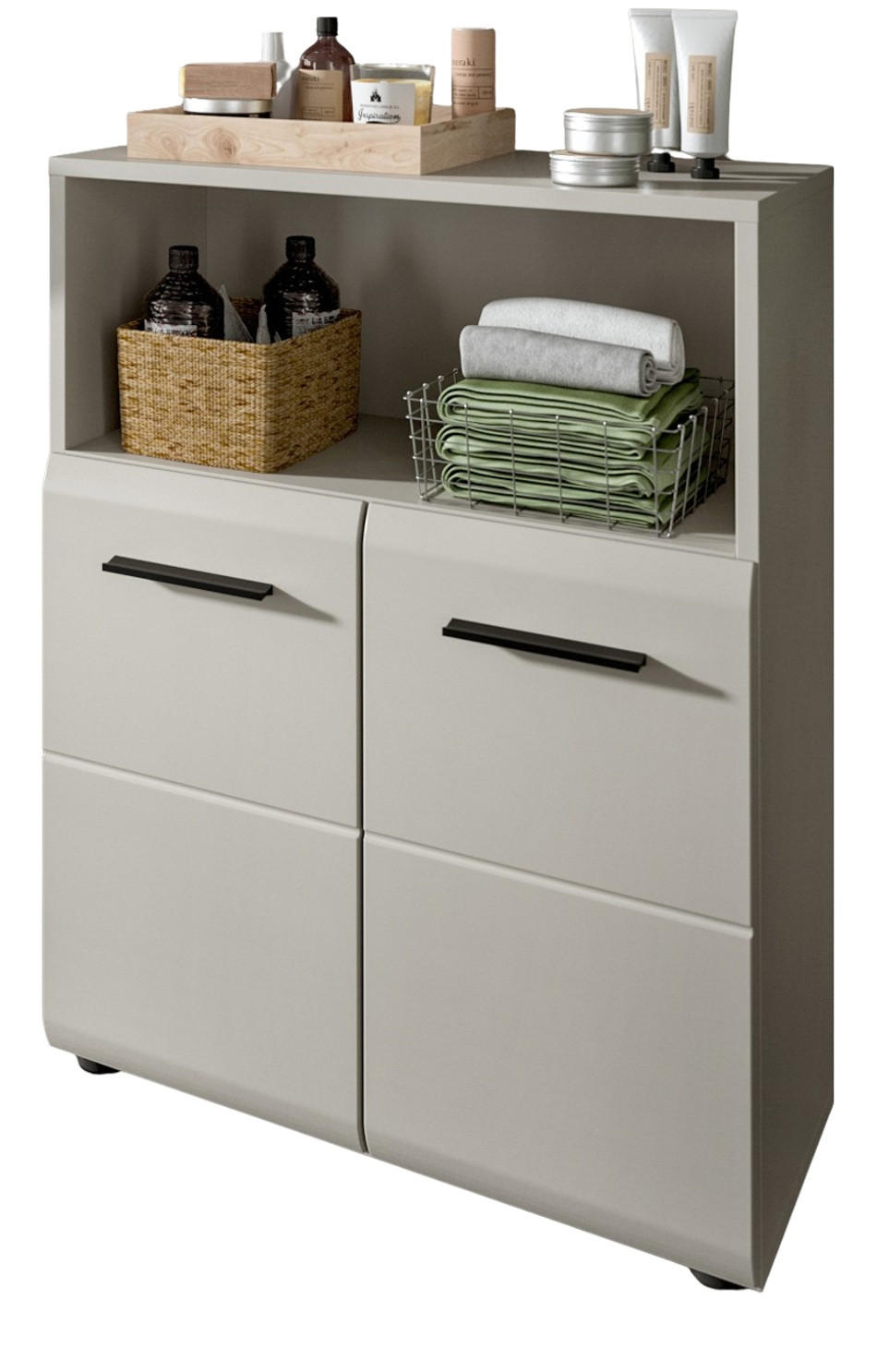 Inn.Furn BADKOMMODE Kaschmir 60 x 80 cm, Badezimmer Kommode 2-türig jetzt nur online ➤