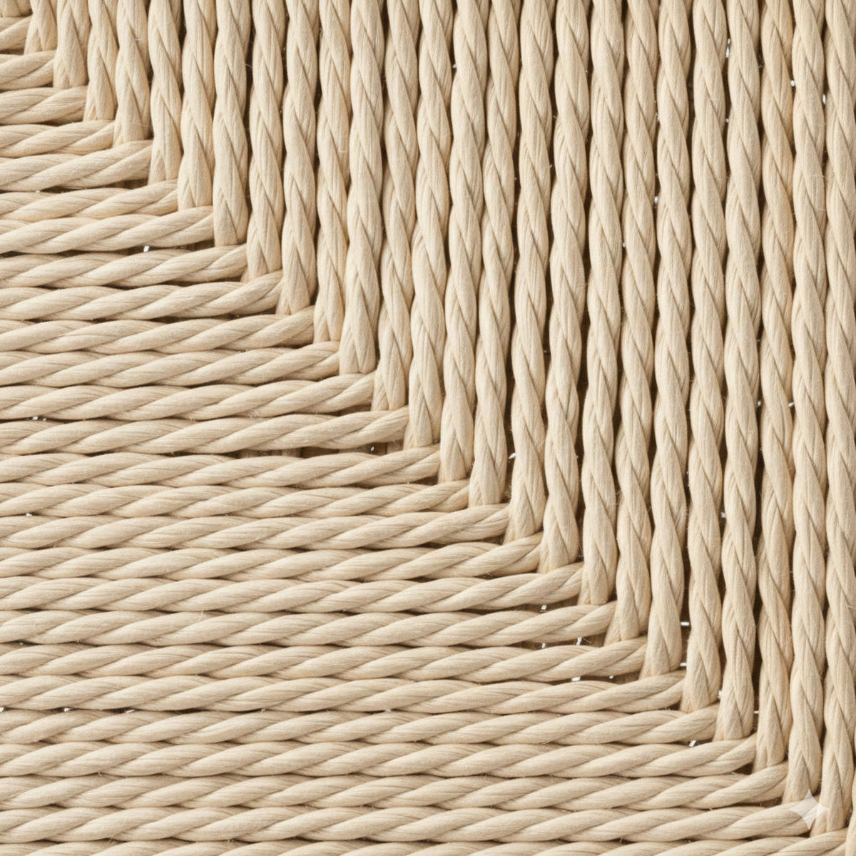SITZBANK 110/35/47 cm Rattan / Eiche Eiche bianco - Eiche Bianco/Eichefarben, Holz/Papier (110/47/35cm) - Furnhouse
