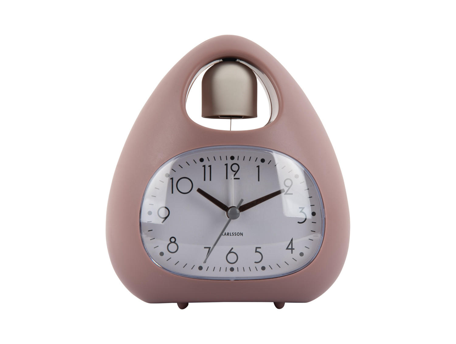 WECKER Blob Bell 12/8/13 cm - Pink, Kunststoff (8/13/12cm) - Karlsson