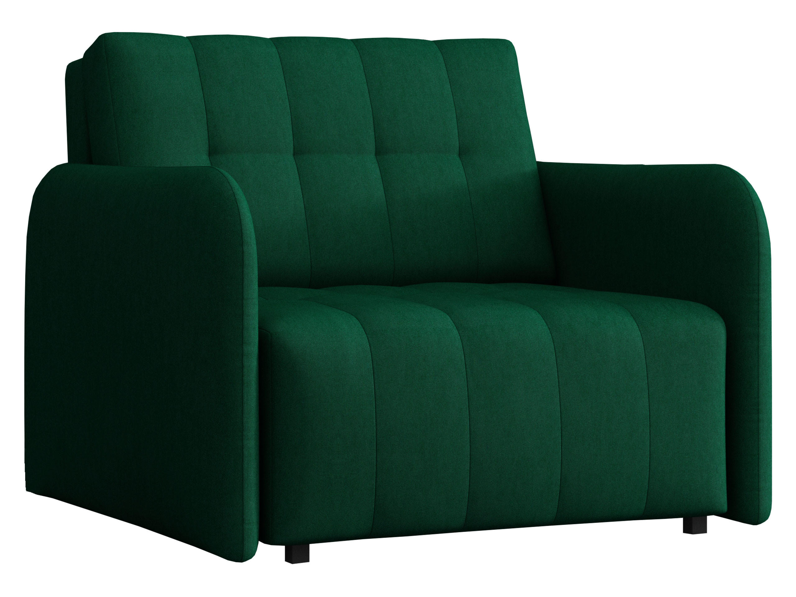 SCHLAFSOFA Viva Grand I - Smaragdgrün/Schwarz, Holz/Kunststoff (98/85/95cm) - MIRJAN24