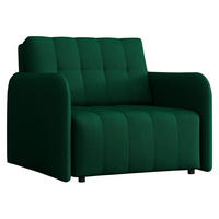 SCHLAFSOFA Viva Grand I - Smaragdgrün/Schwarz, Holz/Kunststoff (98/85/95cm) - MIRJAN24