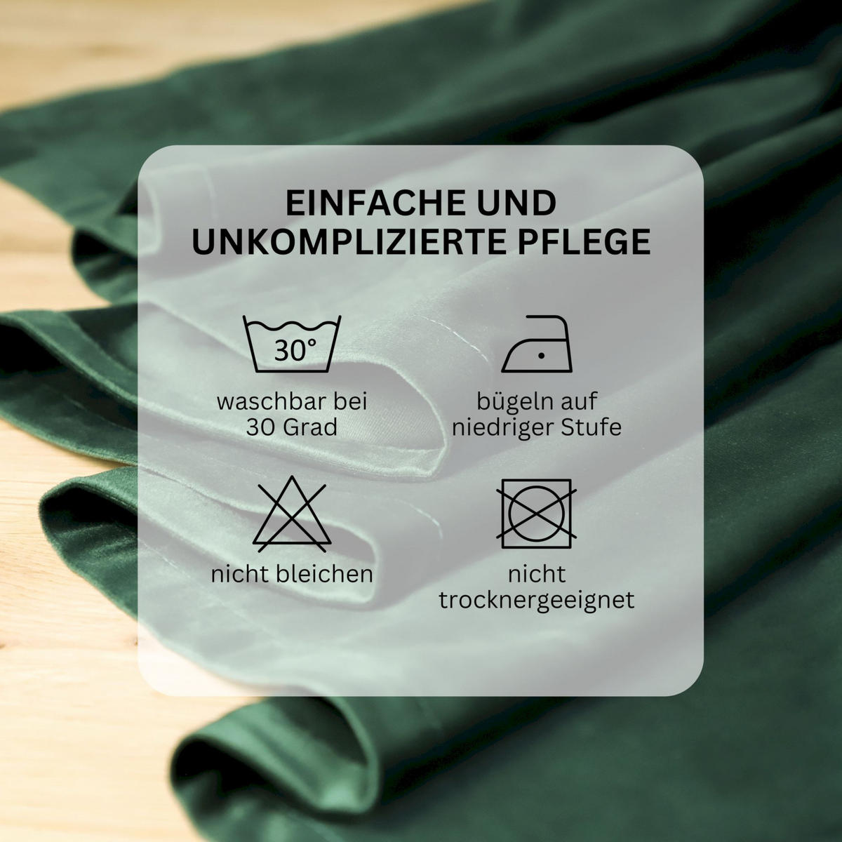 ÖSENVORHANG VELVET SIGNATURE - Grün, Textil (140/1/250cm) - Tom Tailor
