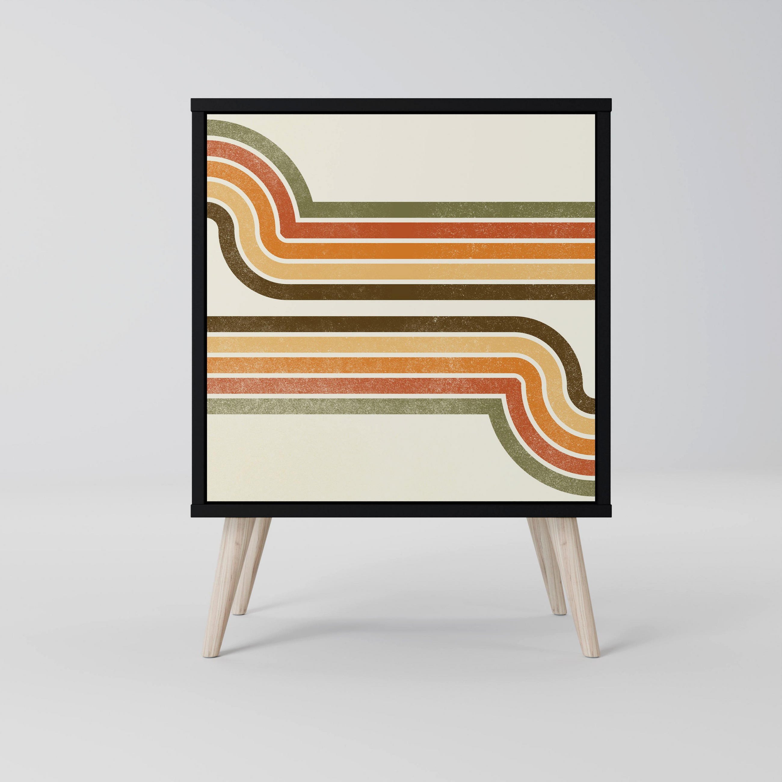 SpaceRebels Sideboard Schwarz 57.5x77.5x42 cm