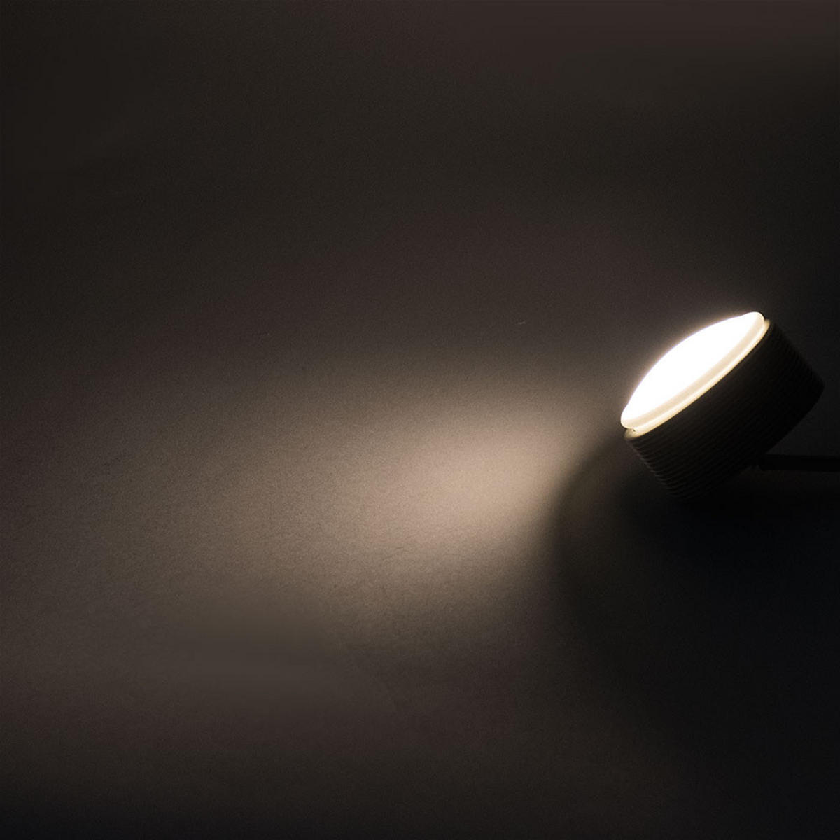 LED EINBAULEUCHTE Chrom Silber eckig - Silberfarben, Metall (8.2/8.2/2.5cm)