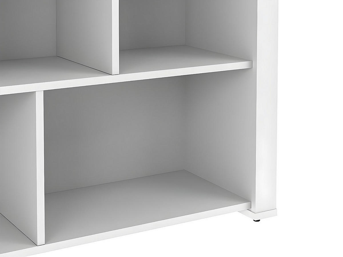 KÜCHENINSEL - 4 -Sitzer - Holzspan - naturfarben hell, weiß - OPOLE - Naturfarben, Holz (110.2/90.5/80cm) - Vente-Unique