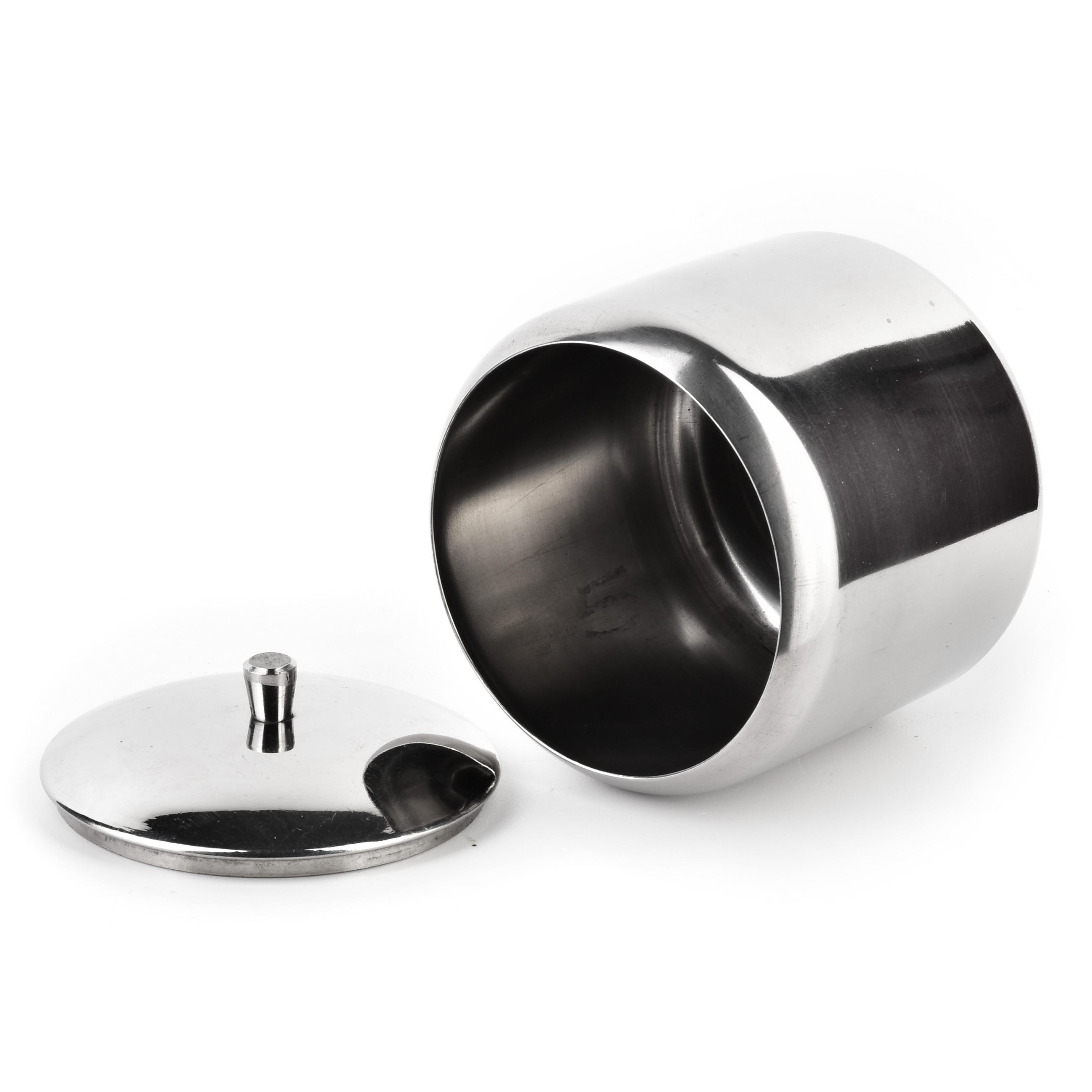 ZUCKERDOSE Basic Kitchen Silber 7.3/7.3/8 cm Metall - Silberfarben, Metall (7.3/8cm) - Mondex