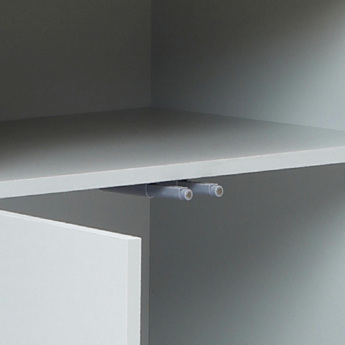 KOMMODE Modern mit 2 Türen, Holz | B80 x T40 x H76,5 cm - Grau, Holz (80/76.5/40cm) - Hometopia