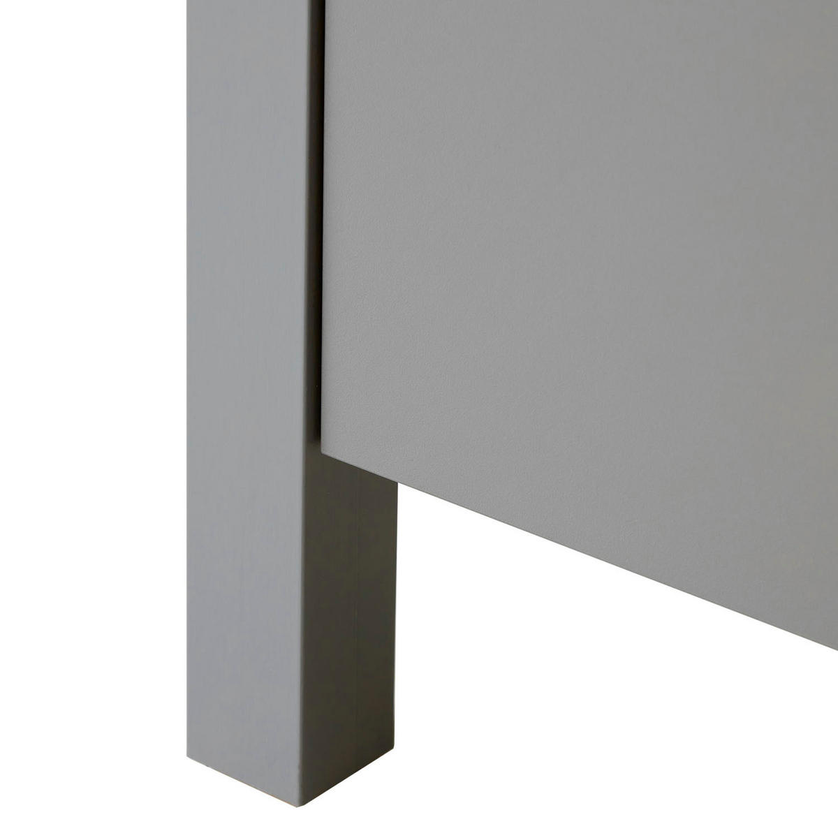 VITRINE in Grau - Grau, Holz (55/200/38cm) - Homestyle4u