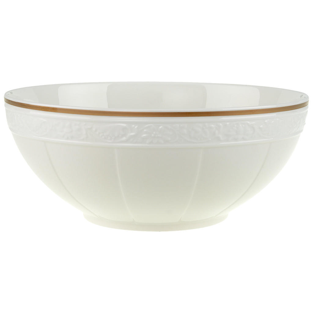 SCHÜSSEL RUND Ivoire beige 21 cm - Beige, Keramik (21cm) - Villeroy & Boch