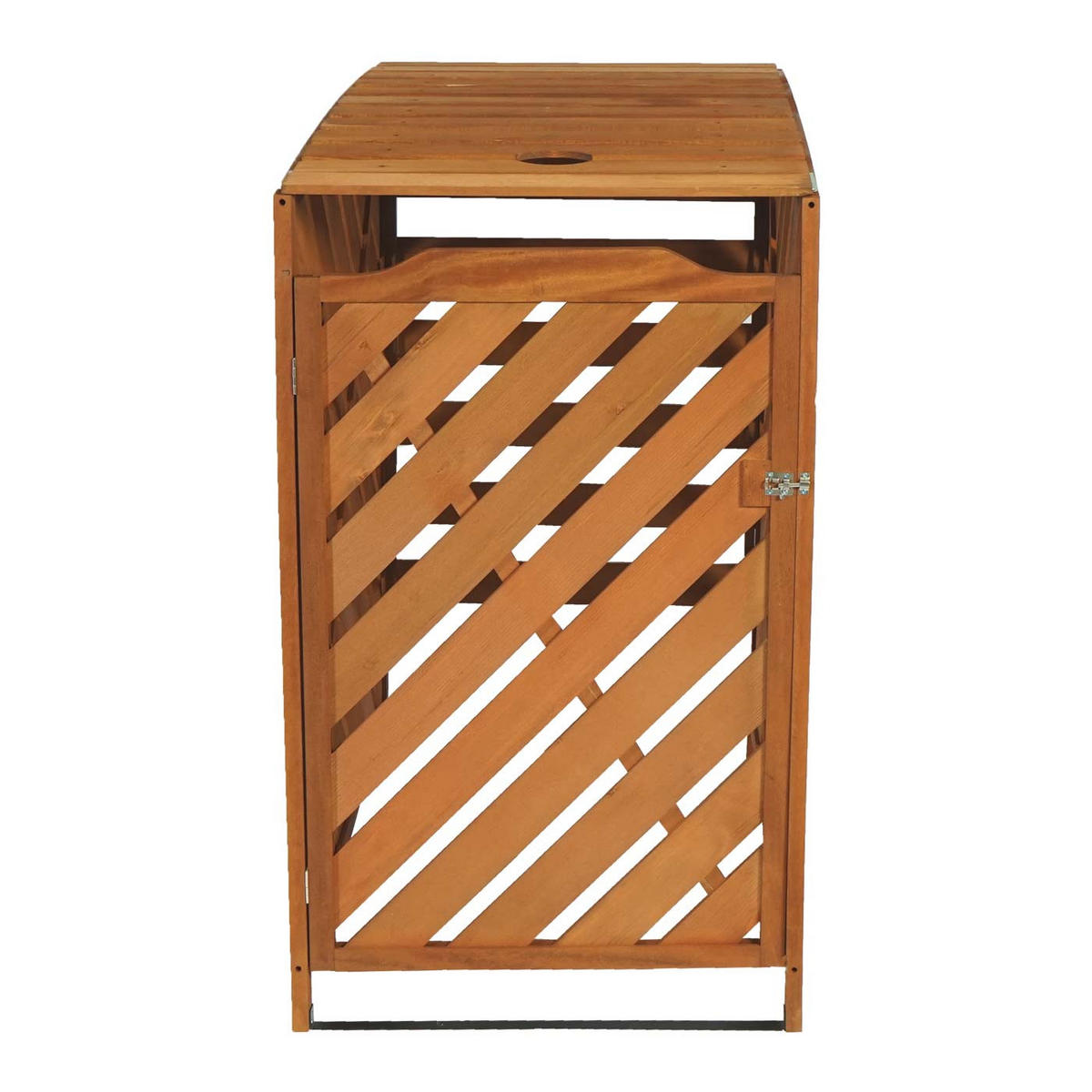 MÜLLTONNENBOX ERWEITERUNG Braun - Braun, Holz (68/120/98cm) - MCW