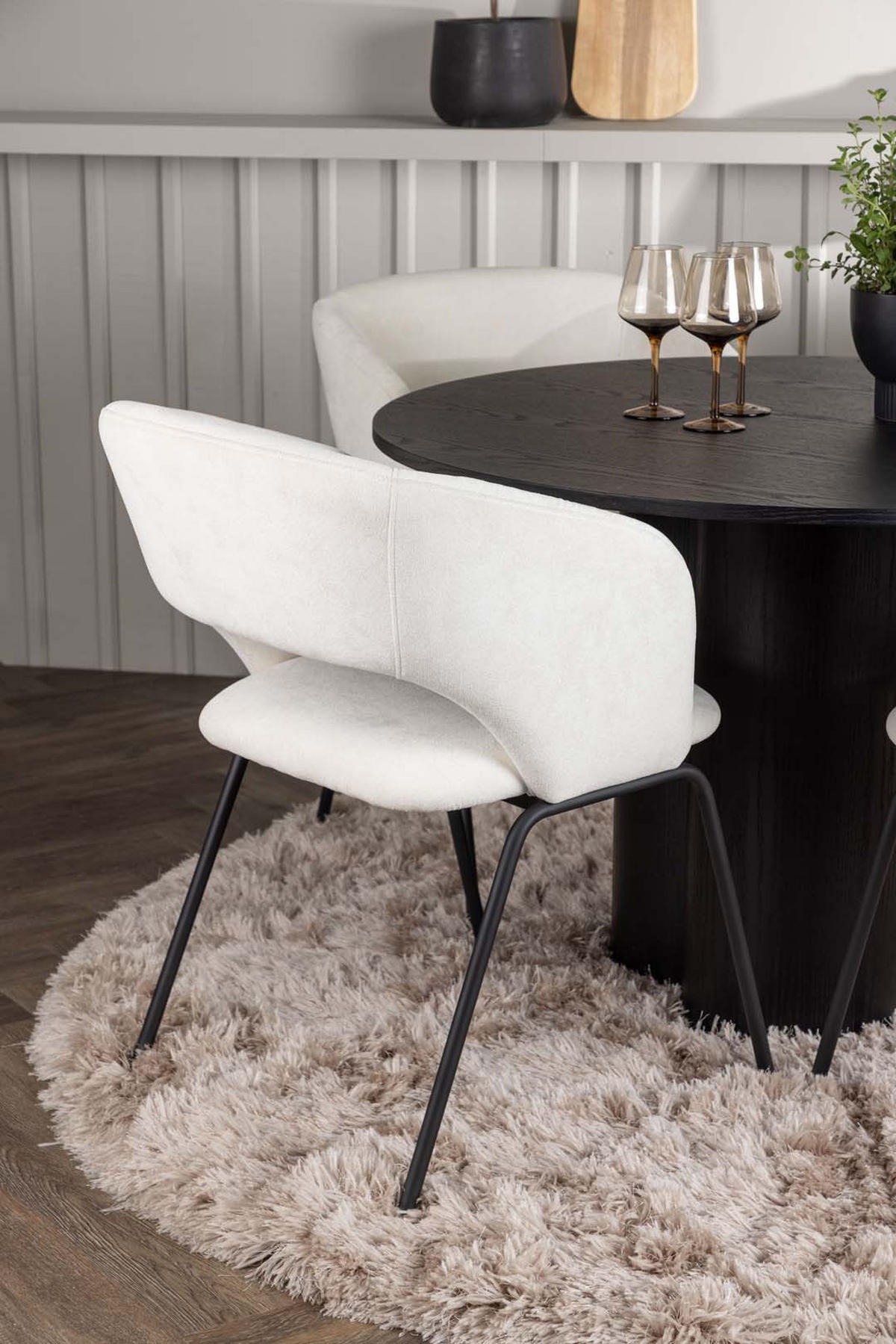 TISCHGRUPPE Schwarz - Schwarz, Holzwerkstoff (110/75/110cm) - ebuy24