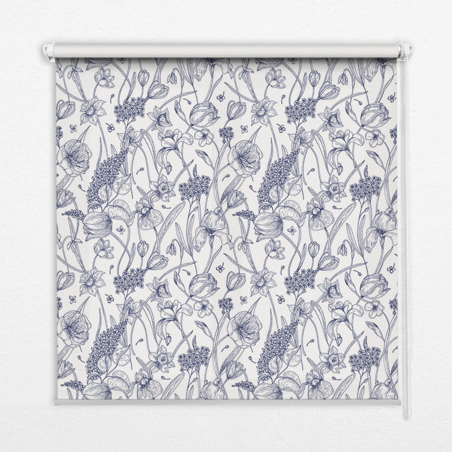 TULUP VNITŘNÍ roleta - okenní roleta - roleta - 150x140 cm - Luční květiny