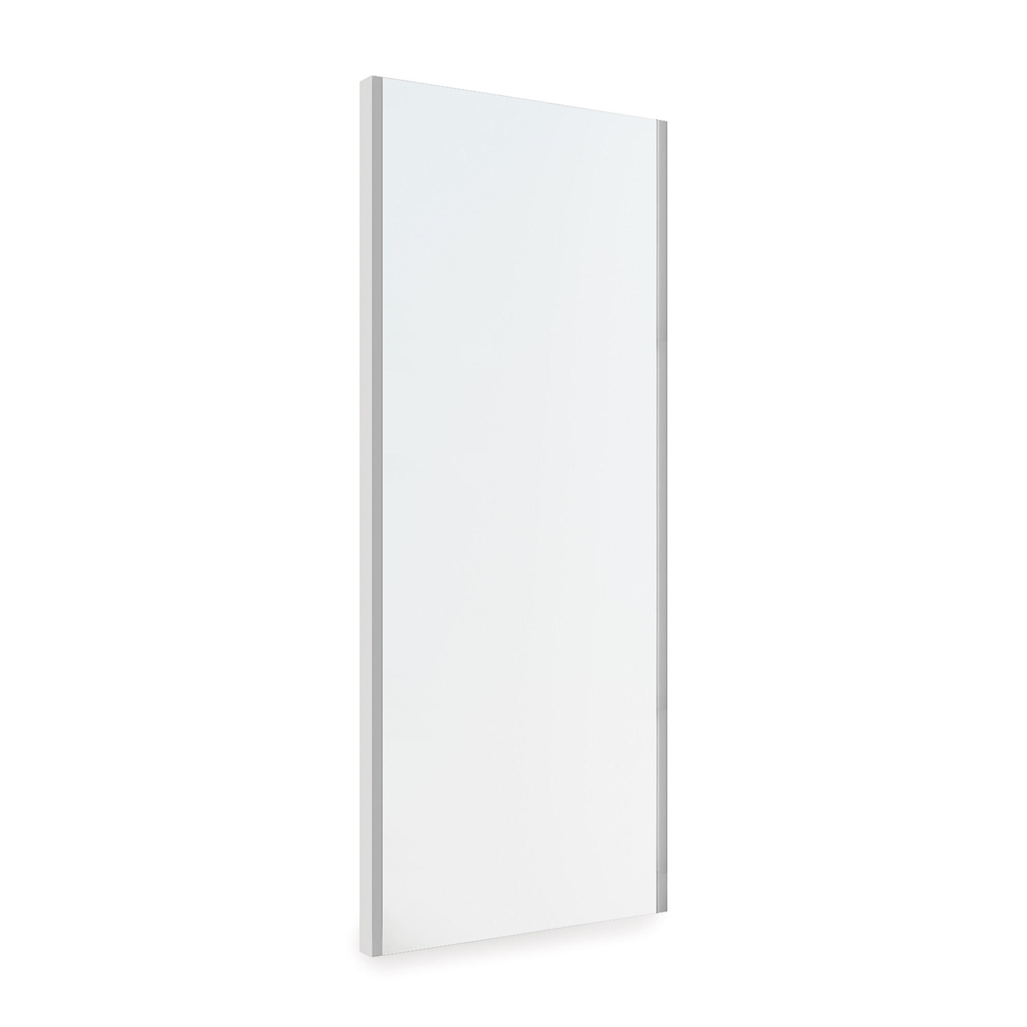 INNENSPIEGEL Ausziehbarer für Schränke, Grau metallic, Stahl und Kunststoff und Glas - Silberfarben, Metall (52/7/106cm) - EMUCA