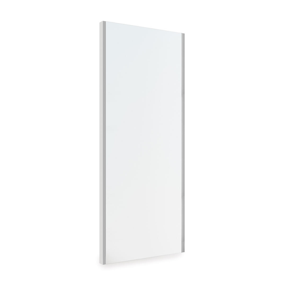 INNENSPIEGEL Ausziehbarer für Schränke, Grau metallic, Stahl und Kunststoff und Glas - Silberfarben, Metall (52/7/106cm) - EMUCA