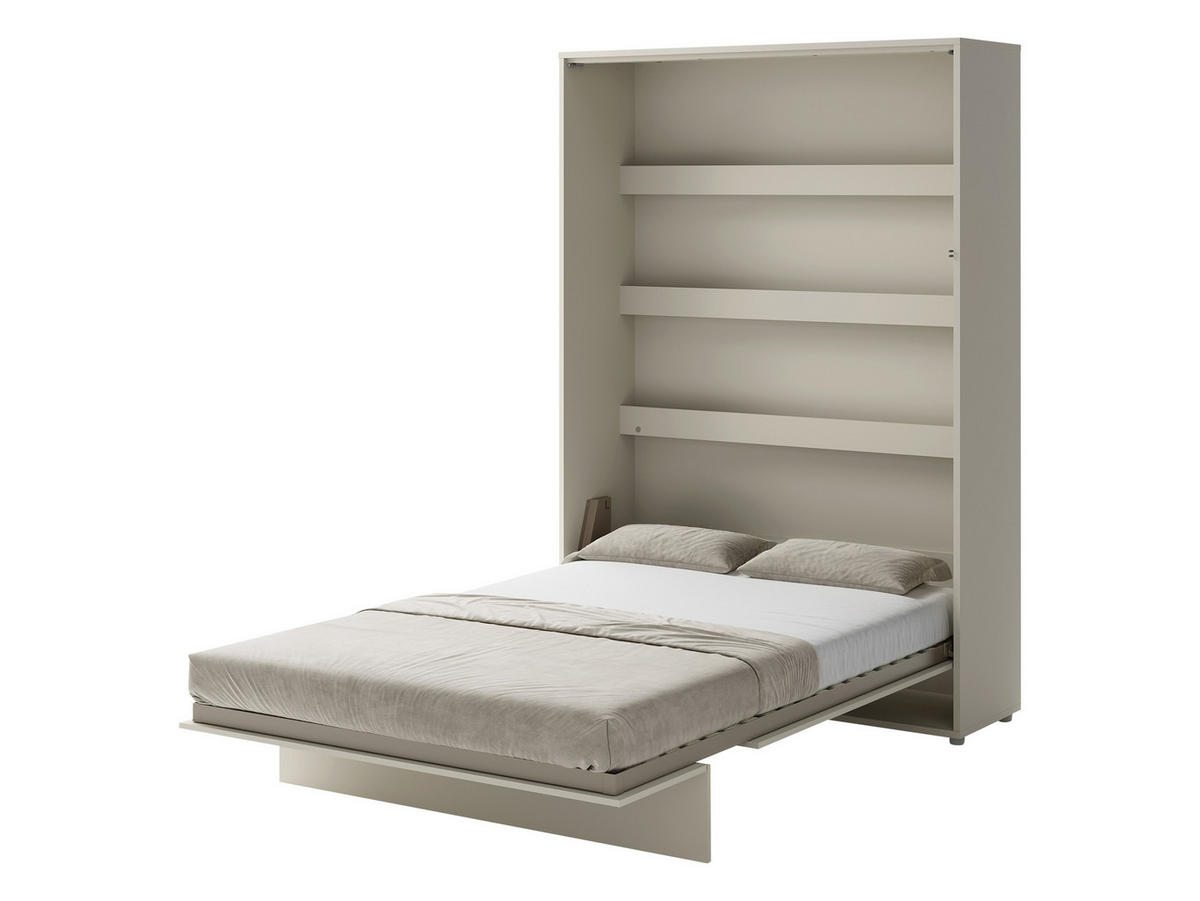 SCHRANKBETT Bed-Concept BC-01 140x200 - Kaschmir/Grau, Holz/Holzwerkstoff (140/200cm) - MIRJAN24