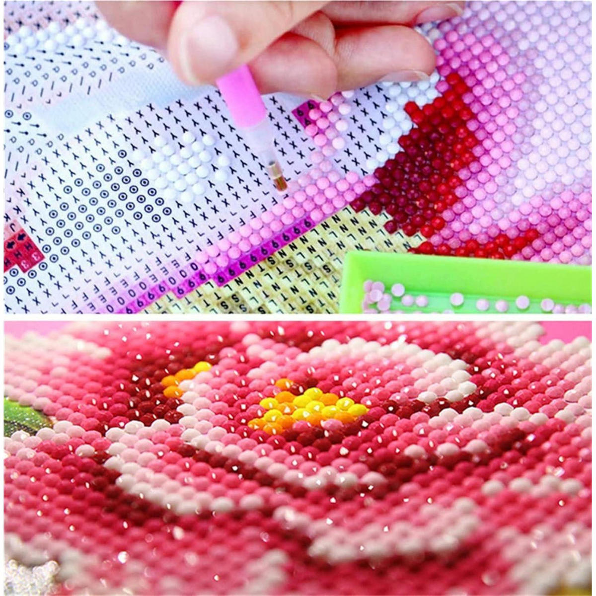 DIAMANTMALEREI Set Tiger 5D 100x40cm - Multicolor, Papier (40/0.5cm)