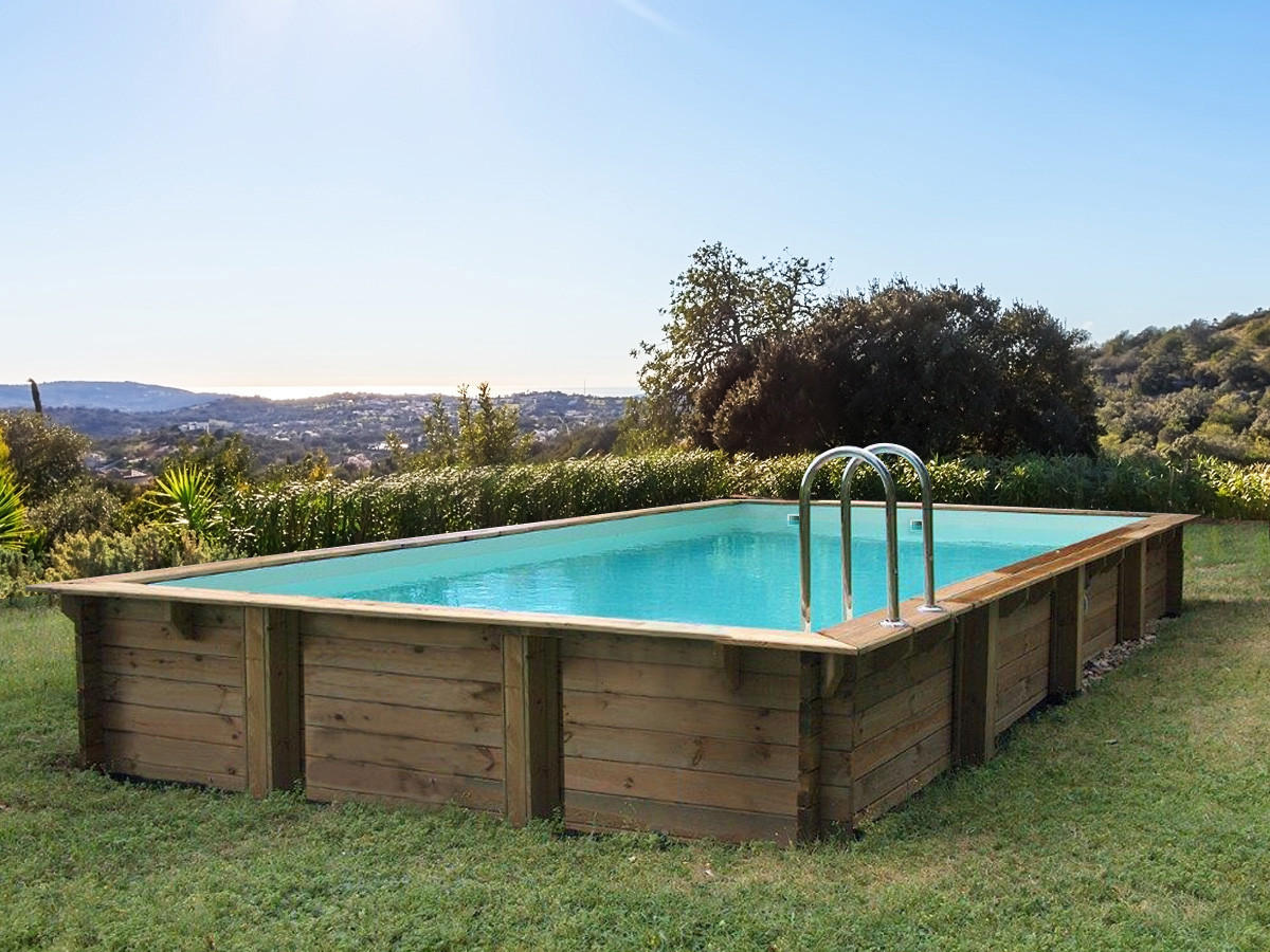 POOL AUS HOLZ kolanta - Braun, Holz (5.2/10.2cm) - Habitat Garten