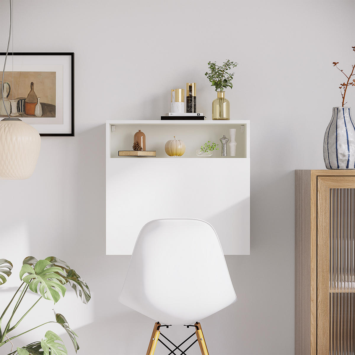 BÜROTISCH Weiß 1 Stück - Weiß, Holzwerkstoff (120/60/60cm) - GiPP