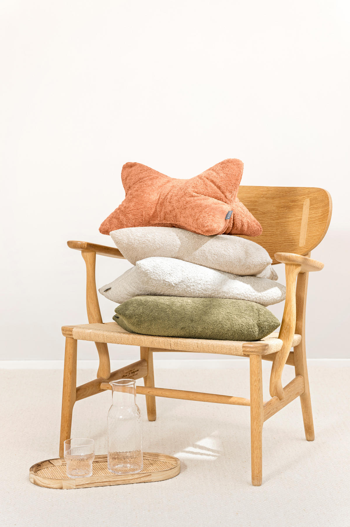 ZIERKISSENHÜLLE MONTE - Olivgrün, Textil (45/45cm) - Magma Heimtexx