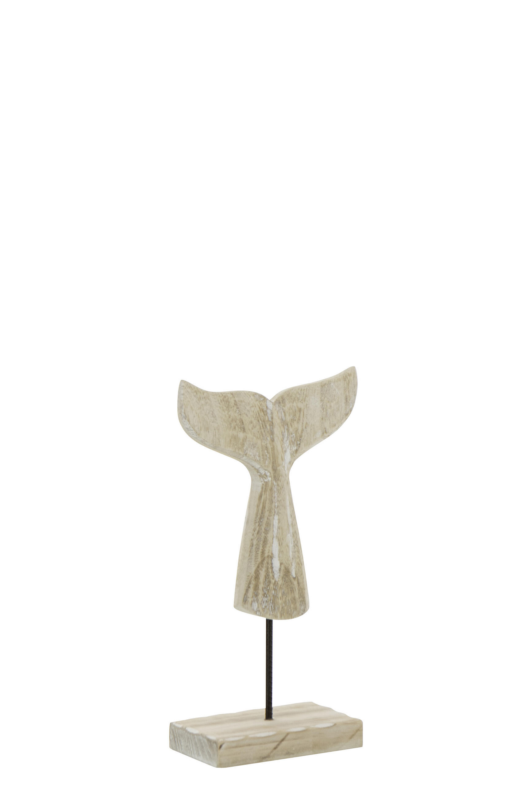 DEKOOBJEKT WAL SCHWANZ (2ER SET) - Naturfarben, Holz (8/31/18cm) - J-Line