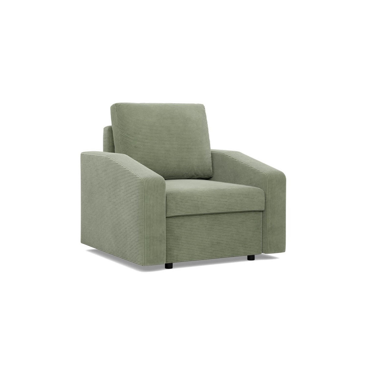 LOUNGESESSEL NEO, BONELL, Cord - Grün - Grün, Textil (83/92/92cm) - Mebligo