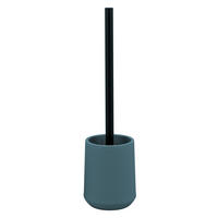 WC-GARNITUR TESERO, Kunststoff, blau - Blau, Kunststoff (10.5/39.5/10.5cm) - eluno