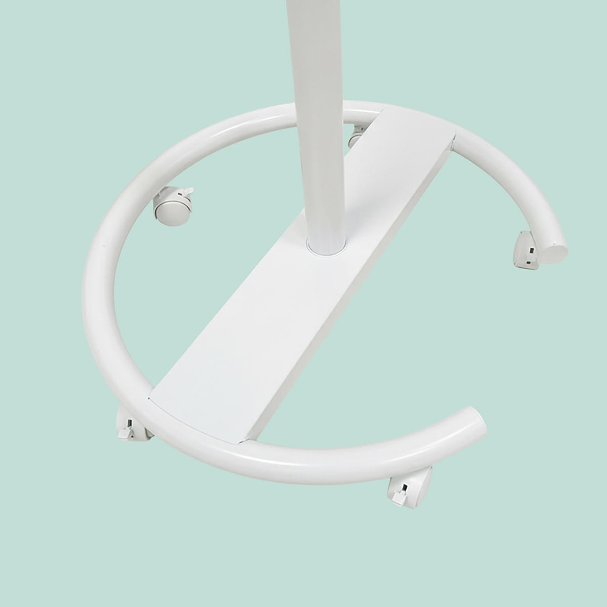 FLIPCHART Whiteboard - Weiß, Metall (70/200/65cm) - Relaxdays