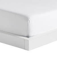 SPANNBETTTUCH Satinette - Weiß, Textil (160/200cm) - home&you