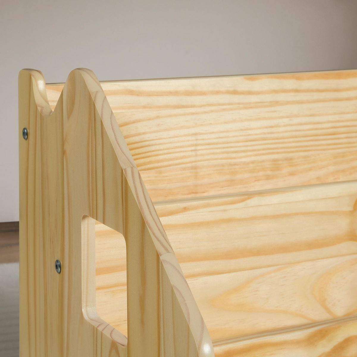 BÜCHERREGAL BRUNO - Naturfarben, Holz (65/60/40cm) - IDIMEX