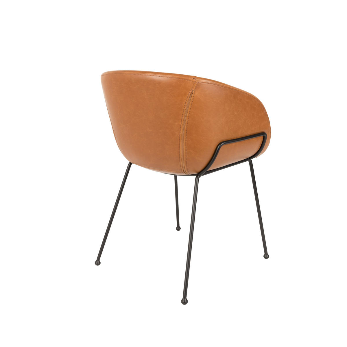 ESSZIMMERSTUHL Feston Braun - 2 er Set - Braun, Kunststoff (56.5/77/55cm) - Zuiver