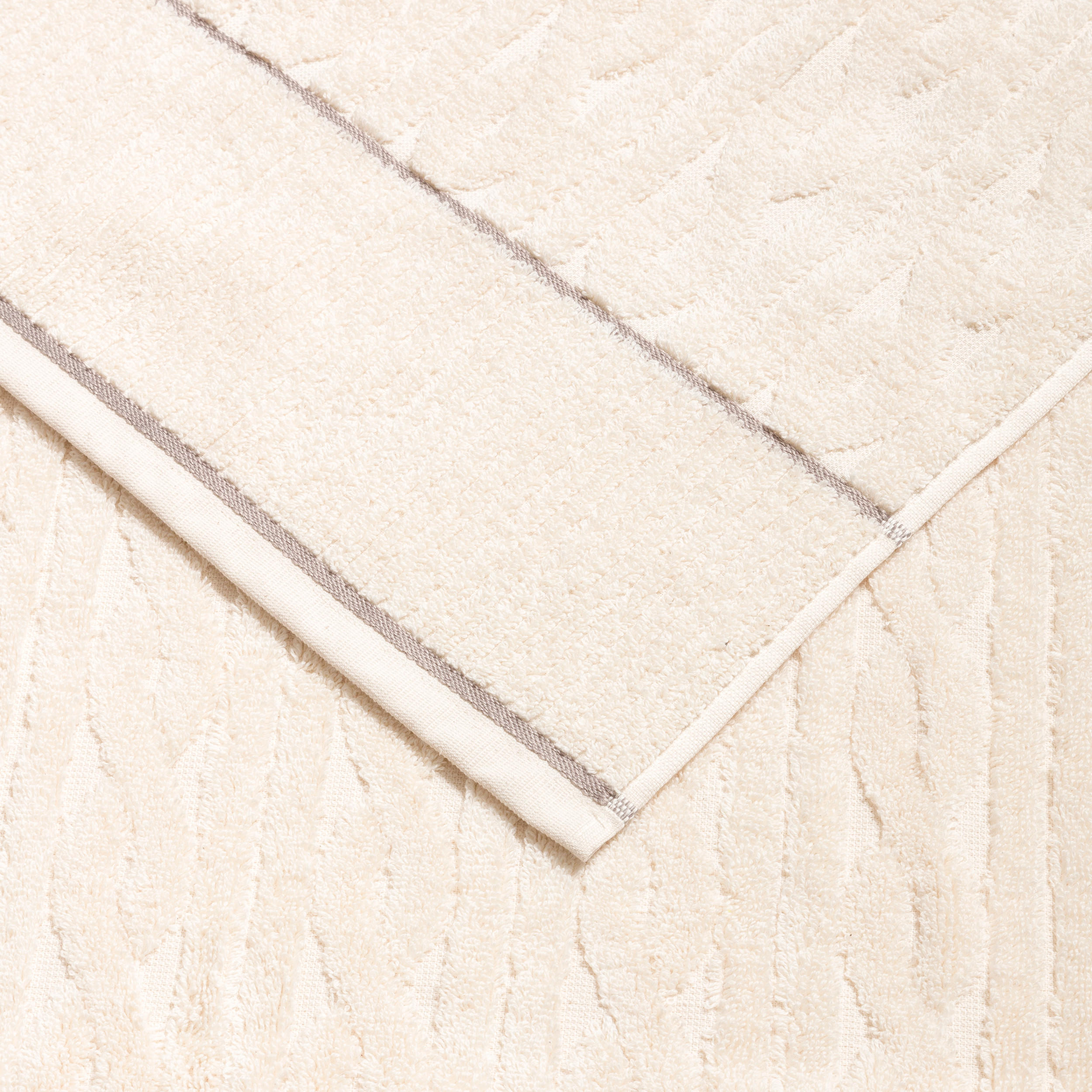 HANDTUCH COSY KNITS - Kaschmir/Naturfarben, Textil (50/100cm) - MÖVE