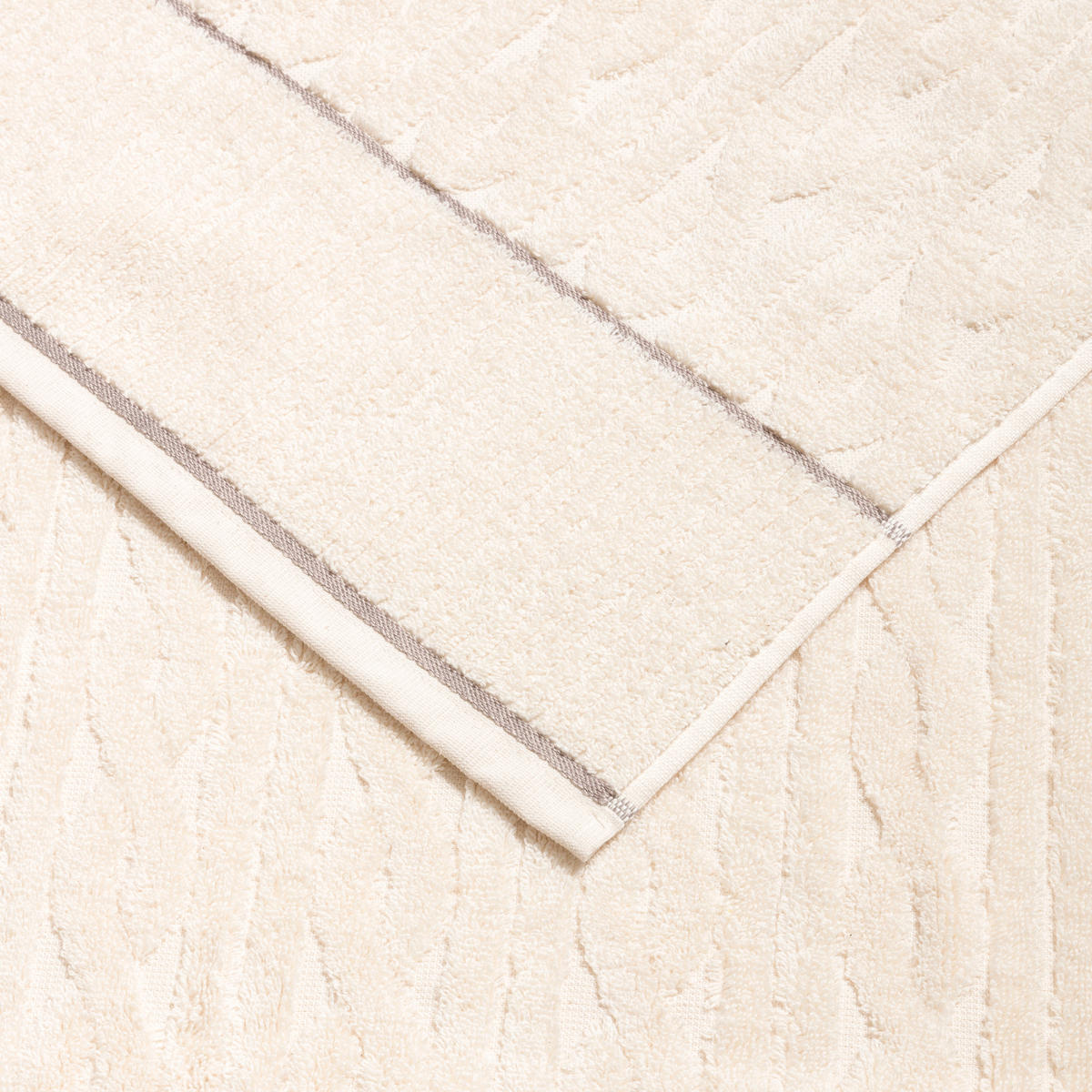 HANDTUCH COSY KNITS - Kaschmir/Naturfarben, Textil (50/100cm) - MÖVE