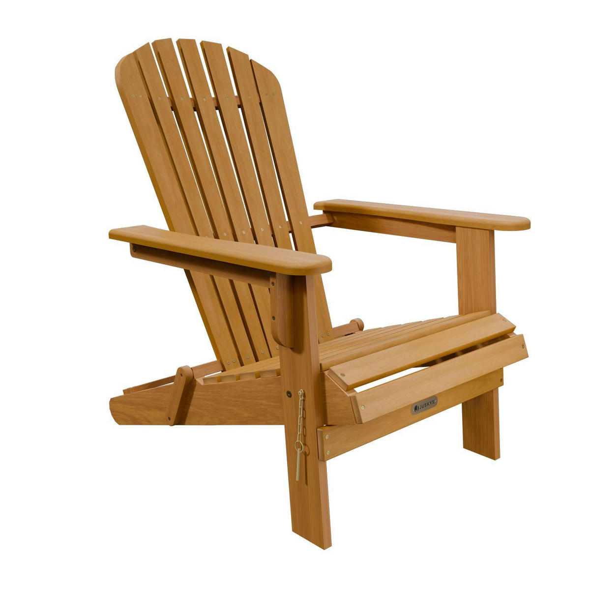 LIEGESTUHL Korfu Akazie klappbar - Naturfarben, Holz (69/94/85cm) - Juskys