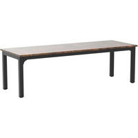 COMPUTERTISCH 200 x 70 x 75 cm Rustikales Braun - Braun, Holzwerkstoff (70/200/75cm)
