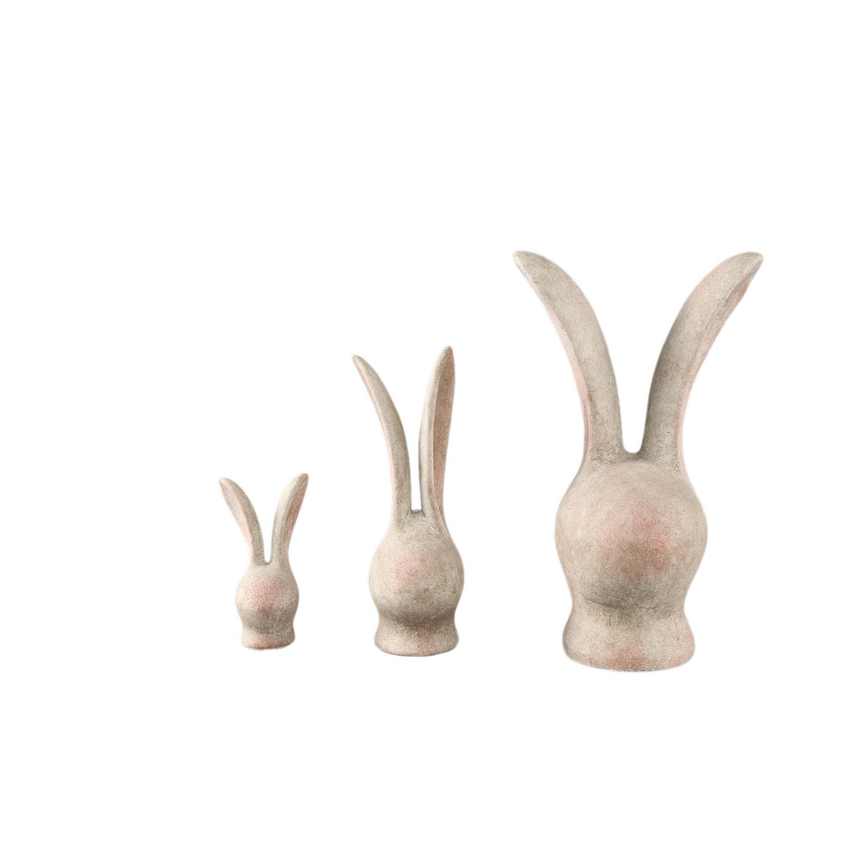 OSTERHASE Remy Beige 19/16/35cm - Beige, Stein (16/35/19cm) - PTMD Collection