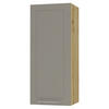 KÜCHENHÄNGESCHRANK Kvantum W4/40 Beige Matt / Eiche Artisan Matt 40 / 32,5 / 96cm - Beige/Eiche Artisan, Holz/Holzwerkstoff (40/96/32.5cm) - Feldmann-Wohnen